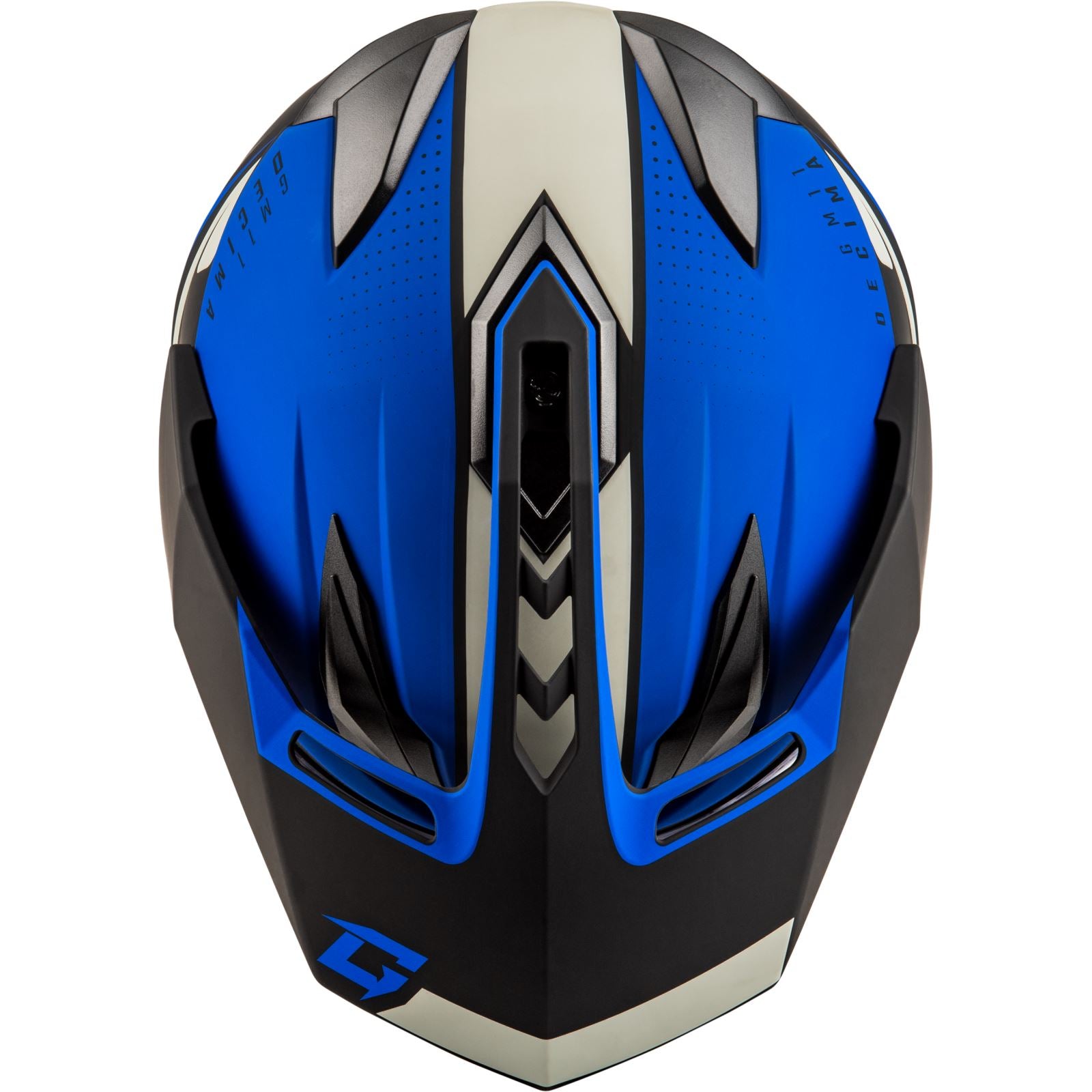 GM-11 Decima Helmet - Matte Black/Blue - 2XL_1371194