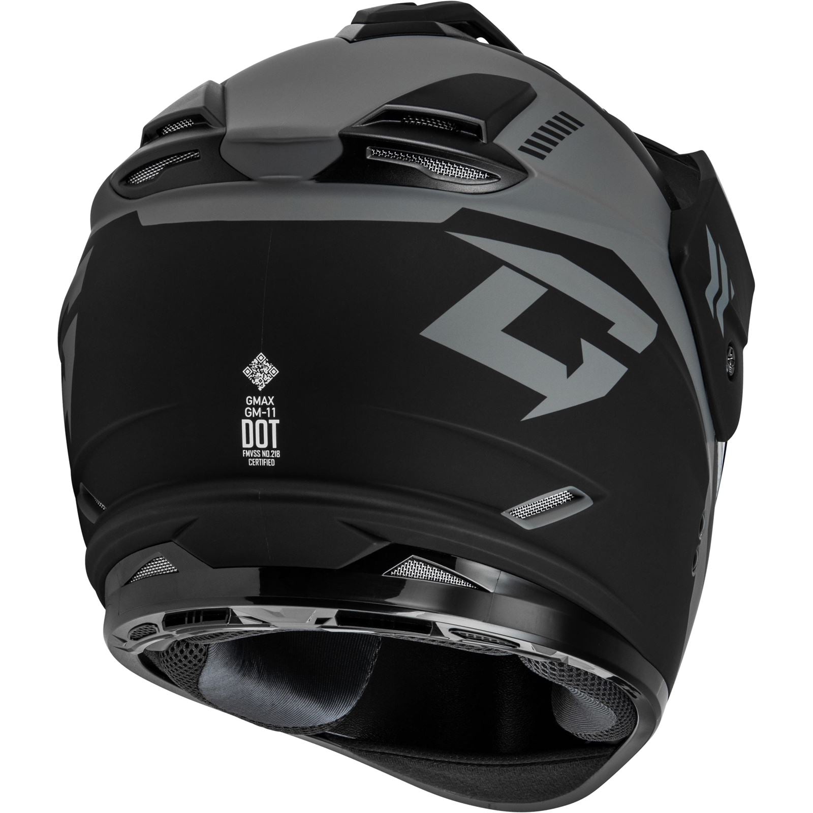 GMax GM-11S Ronin Snow Helmet - Matte Black/Silver - 2XL OPEN BOX [MPN: A2115818]_2085819