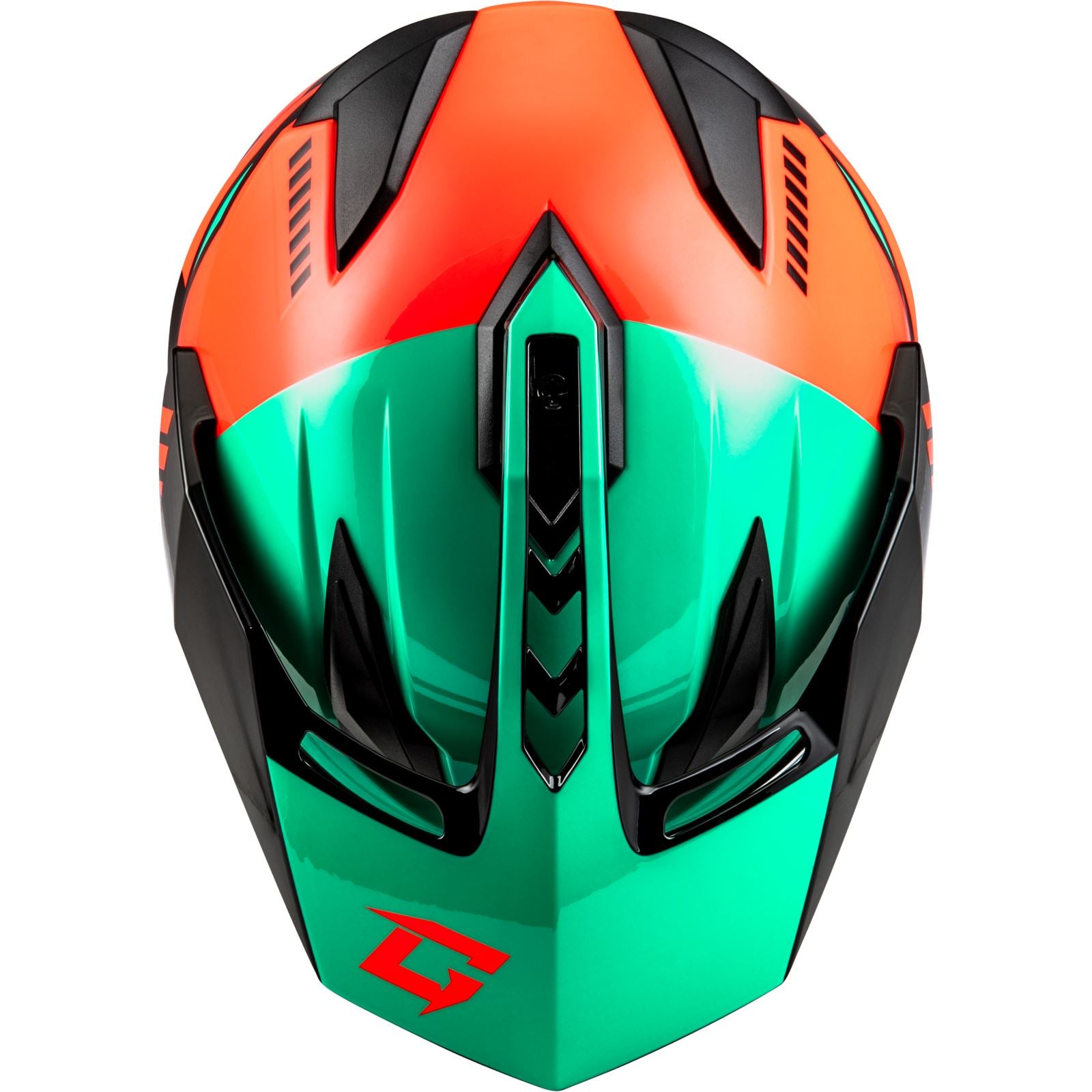 GM-11S Ronin Snow Helmet - w/Electric Shield - Black/Aqua/Coral - XL_1371204