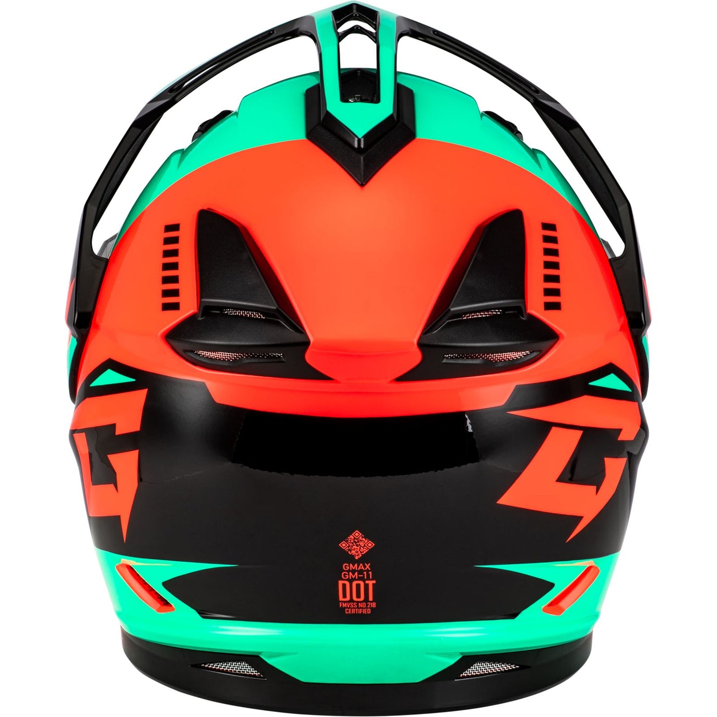 GM-11S Ronin Snow Helmet - w/Electric Shield - Black/Aqua/Coral - 2XL_1371333