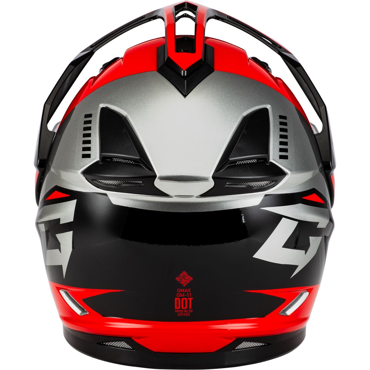 GM-11S Ronin Snow Helmet - w/Electric Shield - Black/Red - Large_1371337