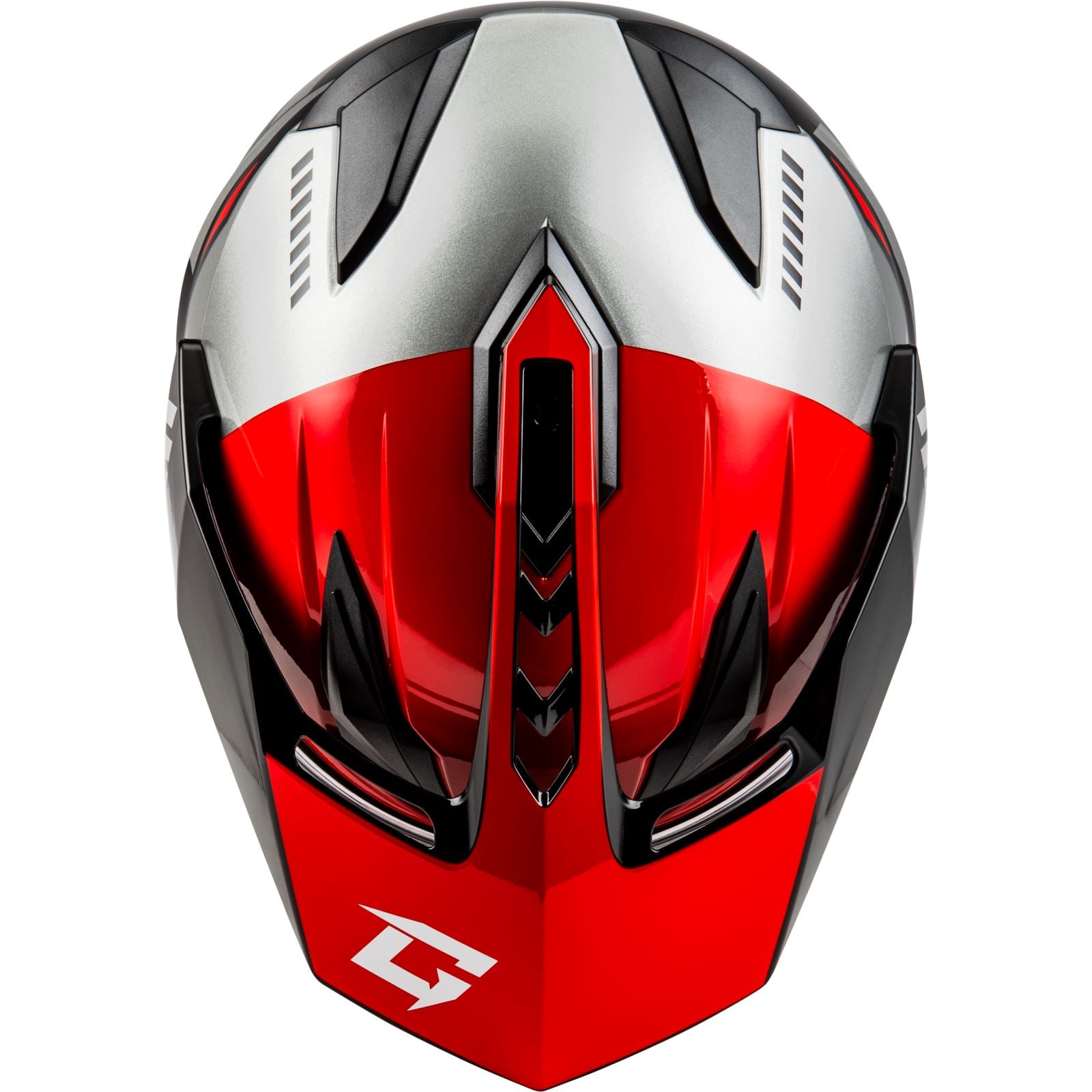 GM-11S Ronin Snow Helmet - w/Electric Shield - Black/Red - Medium_1371342