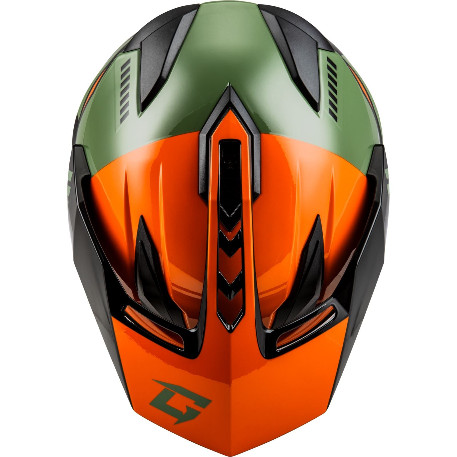 GM-11S Ronin Snow Helmet - w/Electric Shield - Orange/Grey/Black - 3XL_1371368