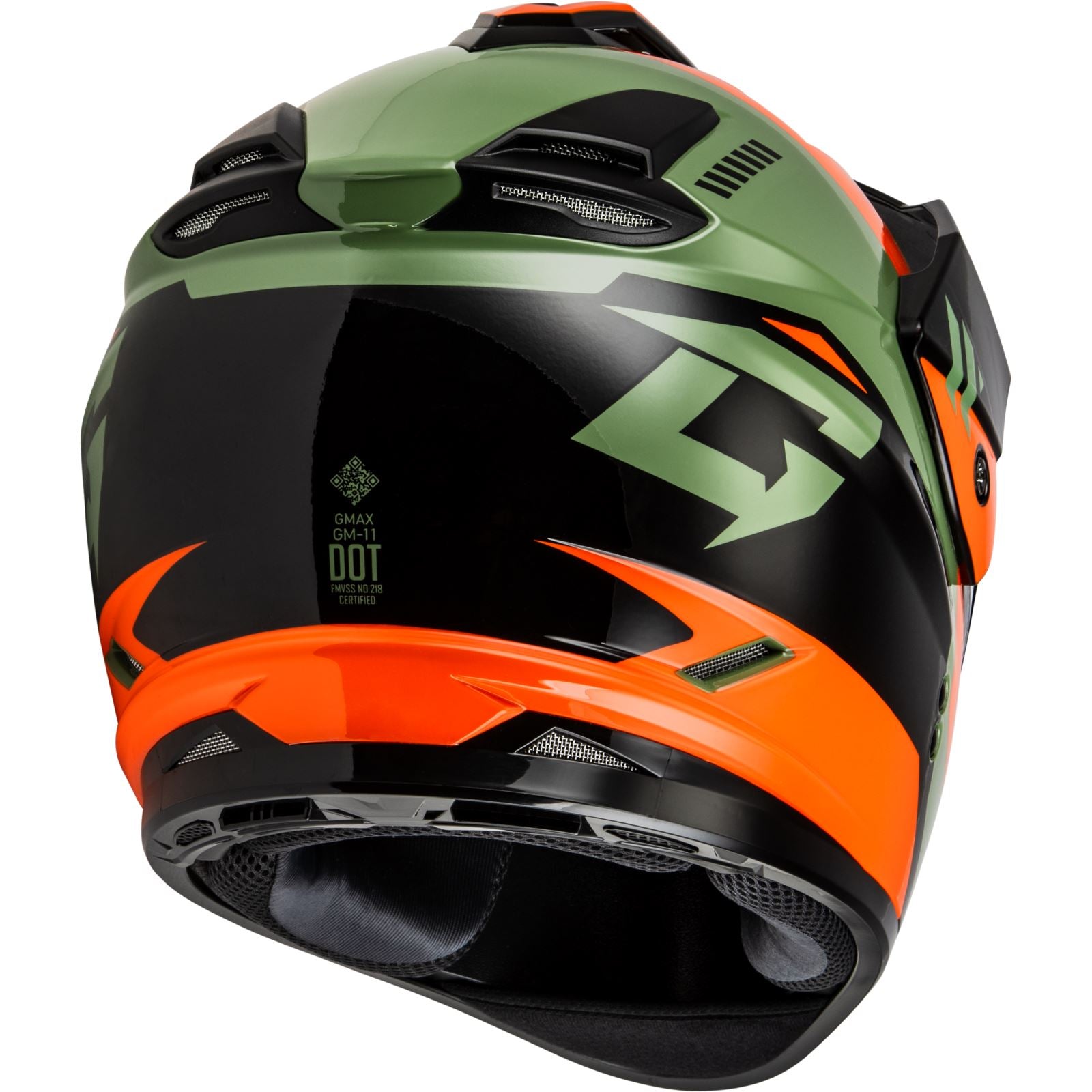 GM-11S Ronin Snow Helmet - w/Electric Shield - Orange/Grey/Black - 3XL_1371369