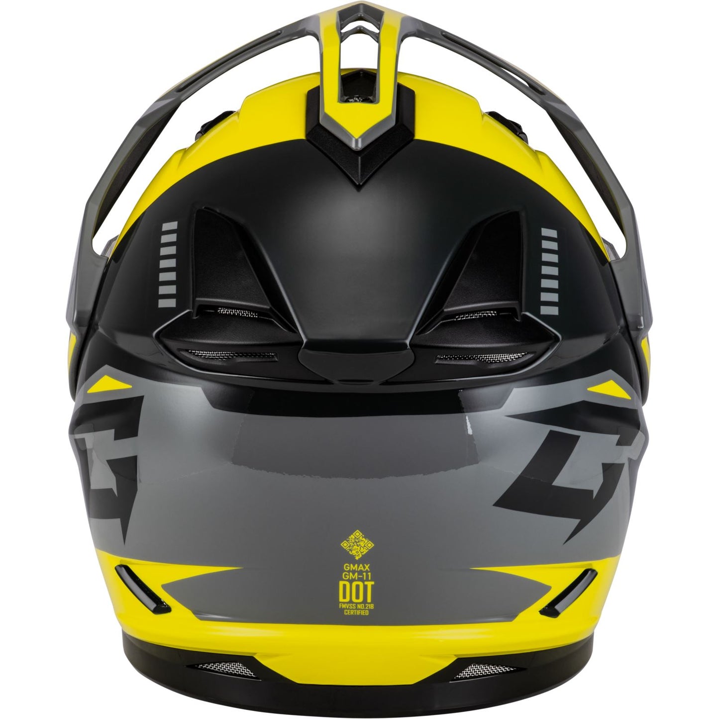 GMax GM-11S Ronin Snow Helmet - Yellow/Silver/Grey - Large CLOSEOUT [MPN: A41151196]_1634733