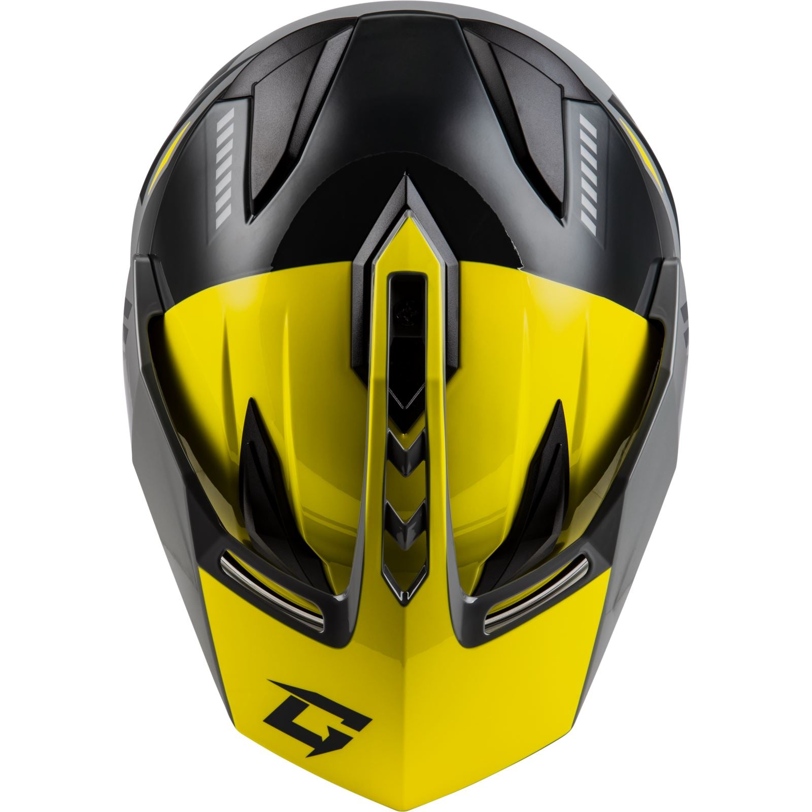 GMax GM-11S Ronin Snow Helmet - Yellow/Silver/Grey - Large CLOSEOUT [MPN: A41151196]_1634734