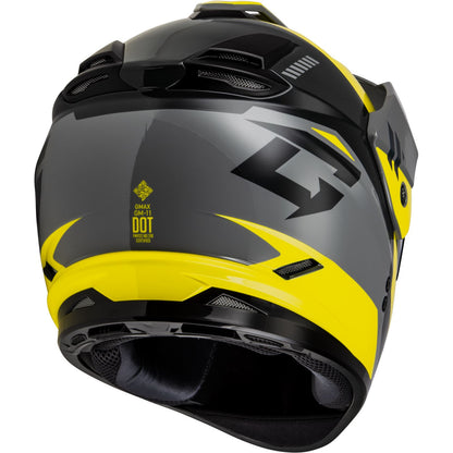 GMax GM-11S Ronin Snow Helmet - Yellow/Silver/Grey - Large CLOSEOUT [MPN: A41151196]_1634735