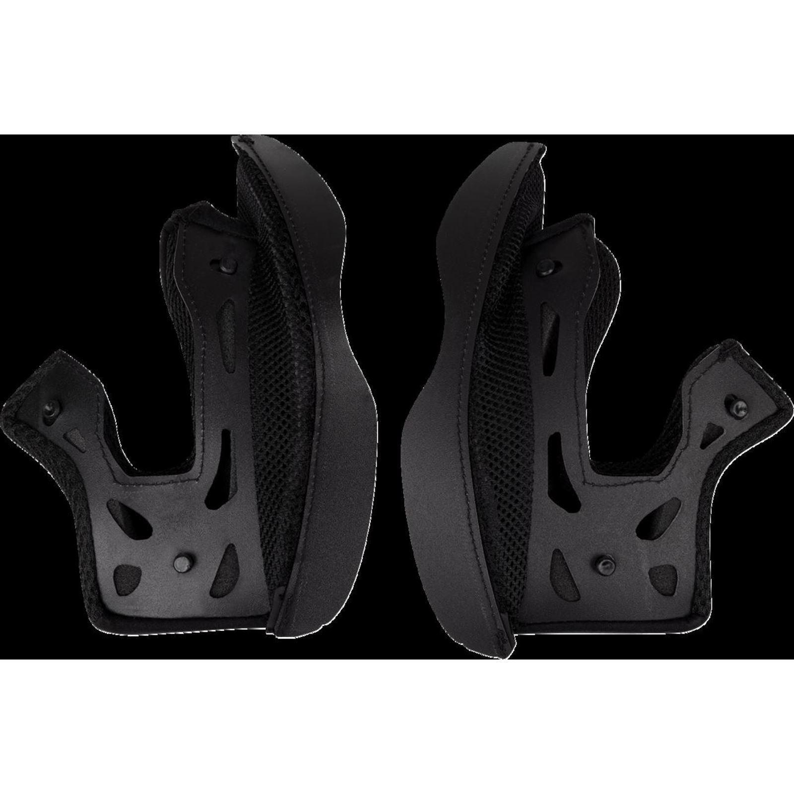 Moose Offroad Air Intake Cheek Pads - Black_1421002