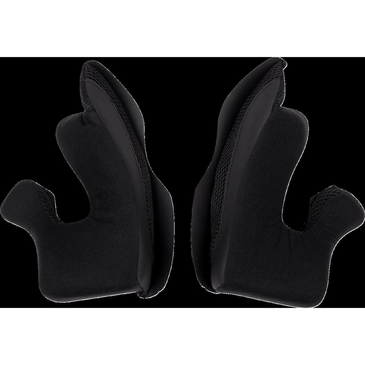 Moose Offroad Air Intake Cheek Pads - Black_1421003