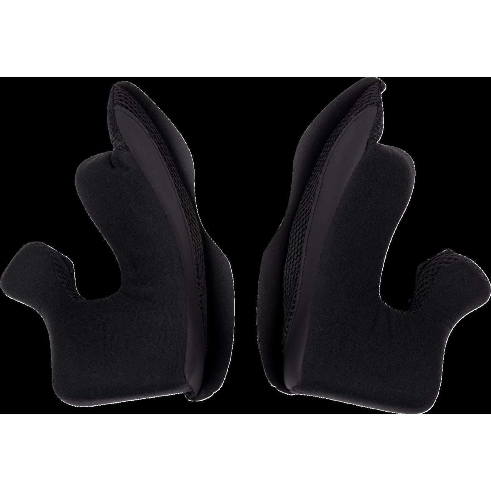 Moose Offroad Air Intake Cheek Pads - Black_1421003