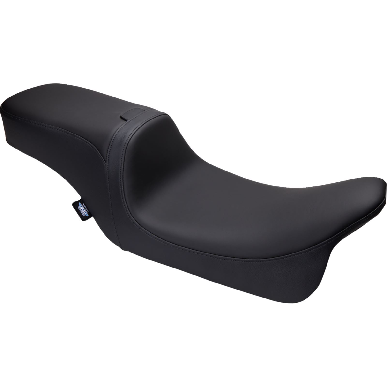 Drag Specialties Predator 2-Up Seat - Solar Leather - Smooth - w/ Backrest FLH '08-'23 0801-1501_1371458