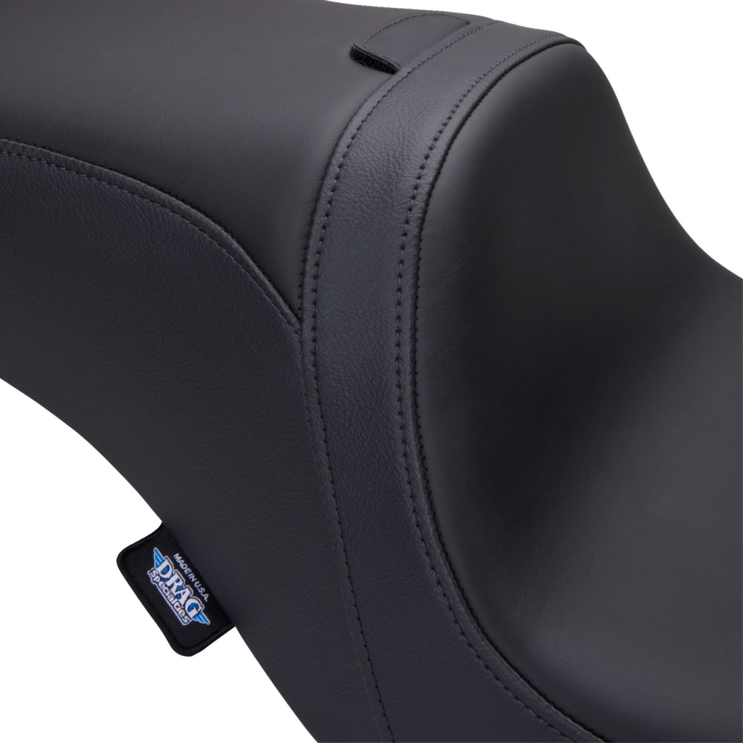 Drag Specialties Predator 2-Up Seat - Solar Leather - Smooth - w/ Backrest FLH '08-'23 [MPN: 0801-1501]_1371459