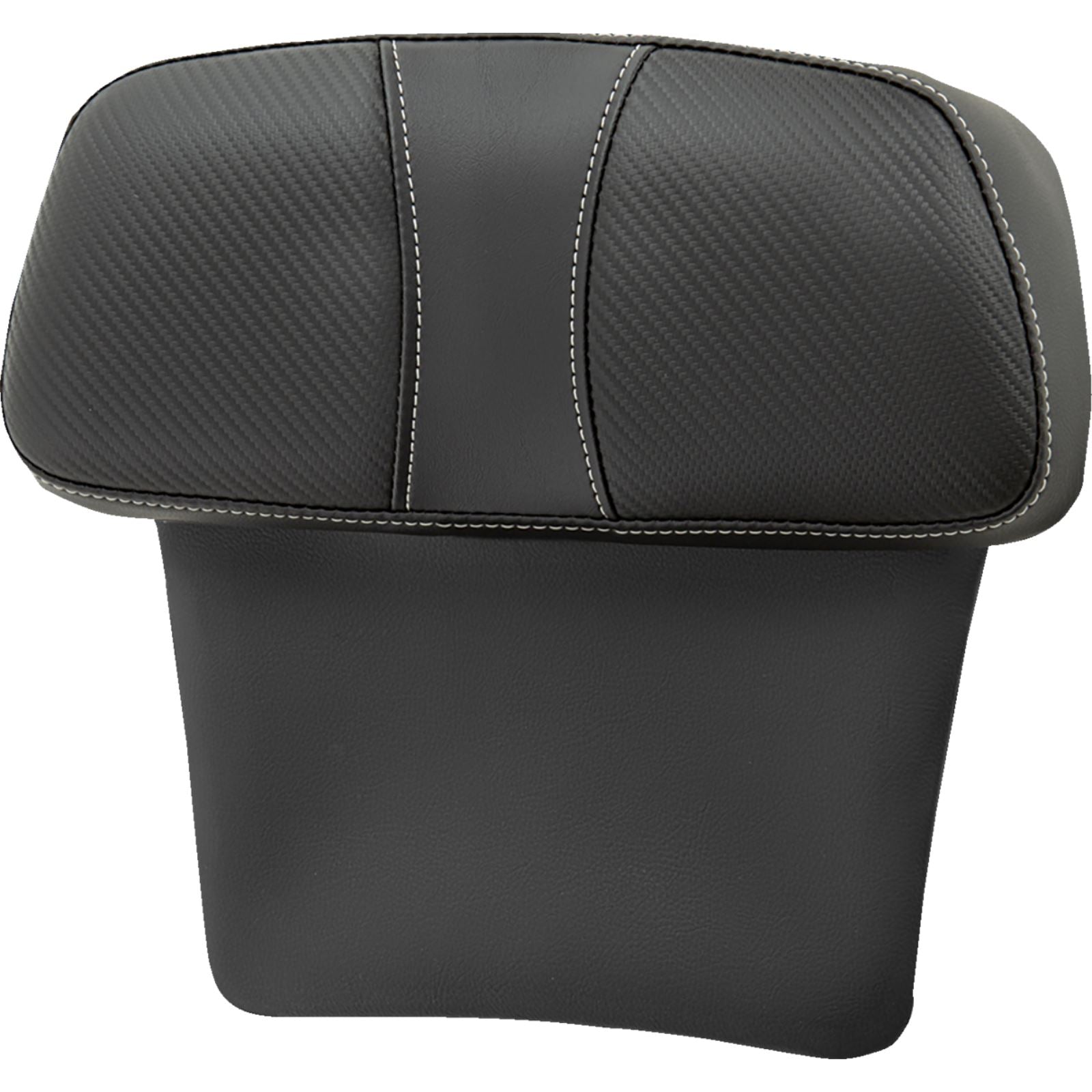 Saddlemen Chopped Tour Pak Backrest Pad - Dominator - Black w/ Fiber Inset 814-07-CPACK-D_1371463