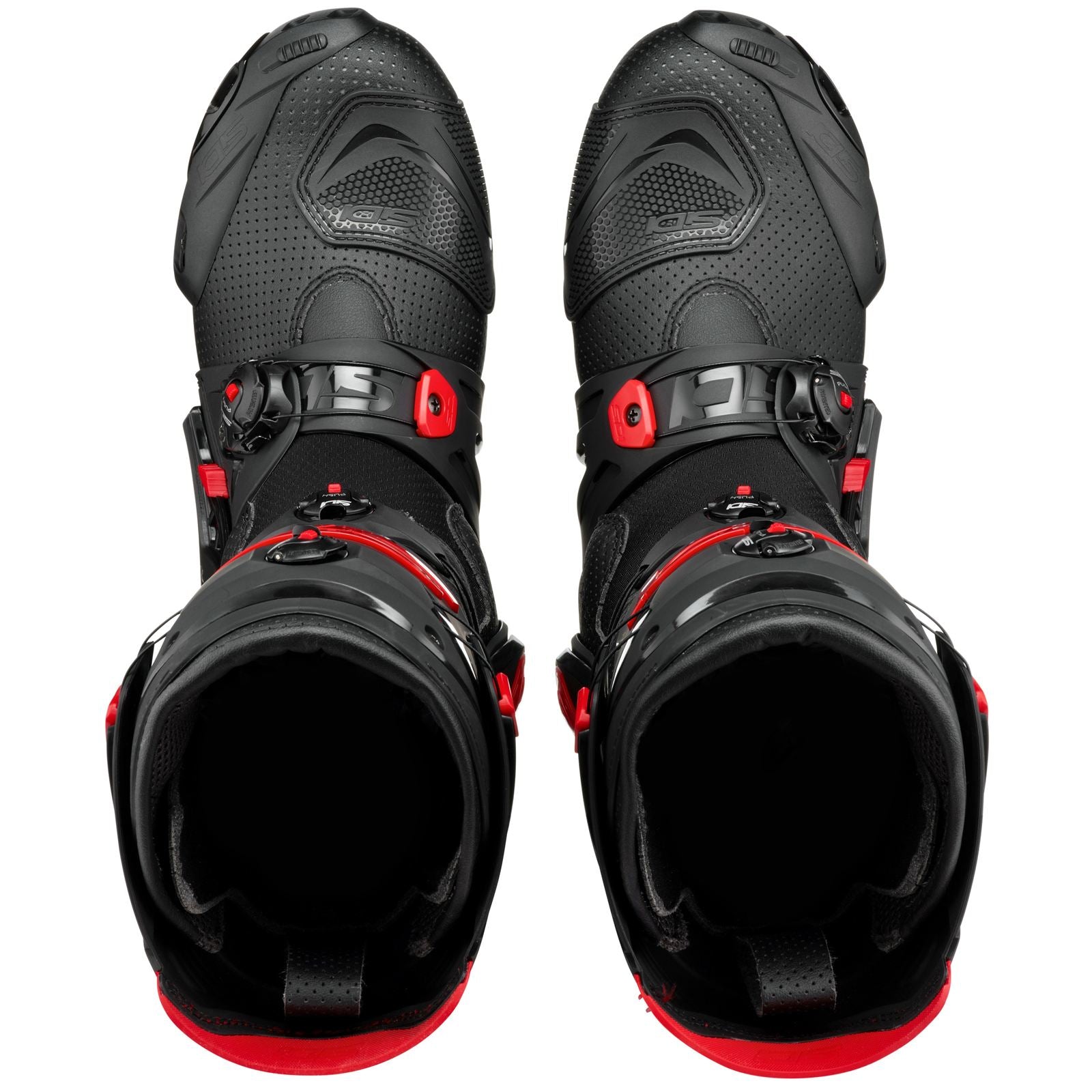 Sidi - Powersports Rex Motorcycle Air Boots - Black/Red_1997614