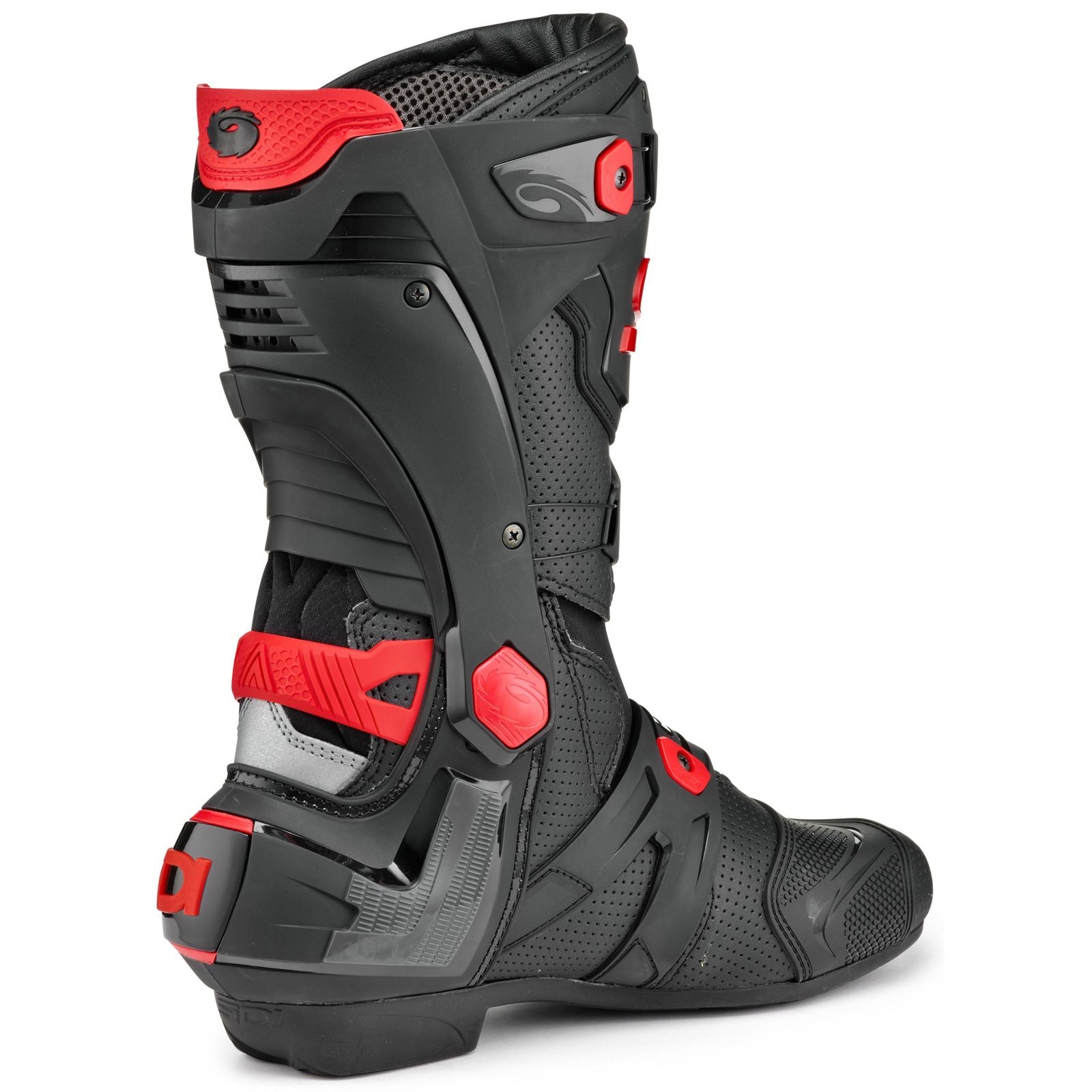 Sidi - Powersports Rex Motorcycle Air Boots - Black/Red_1997772