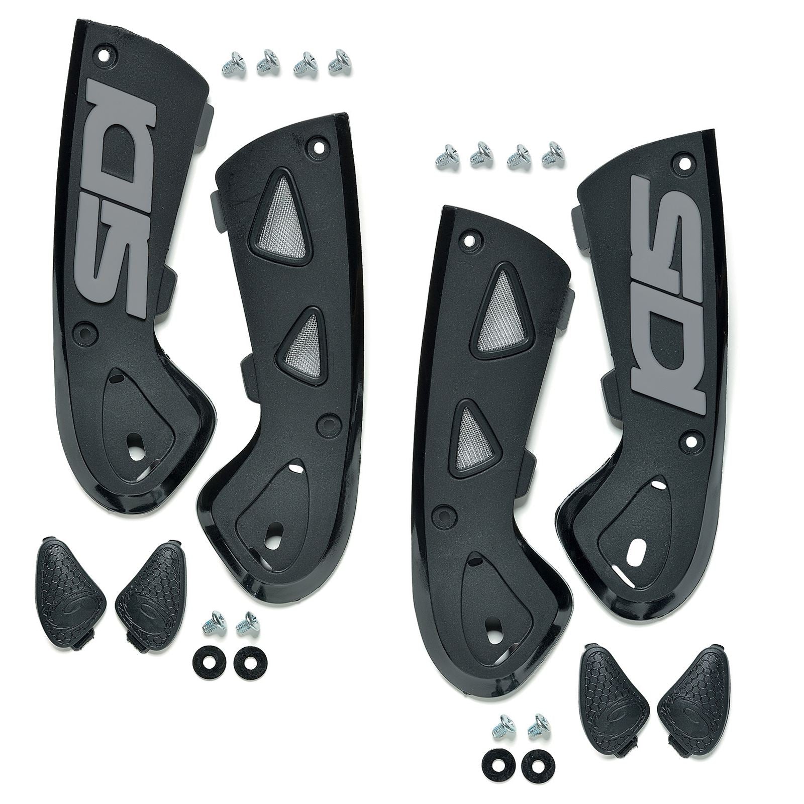 Sidi - Powersports 81 Vortice & ST Ankle Support Braces - Black/Grey - Size 44 [MPN: 8017732599650]_1996321