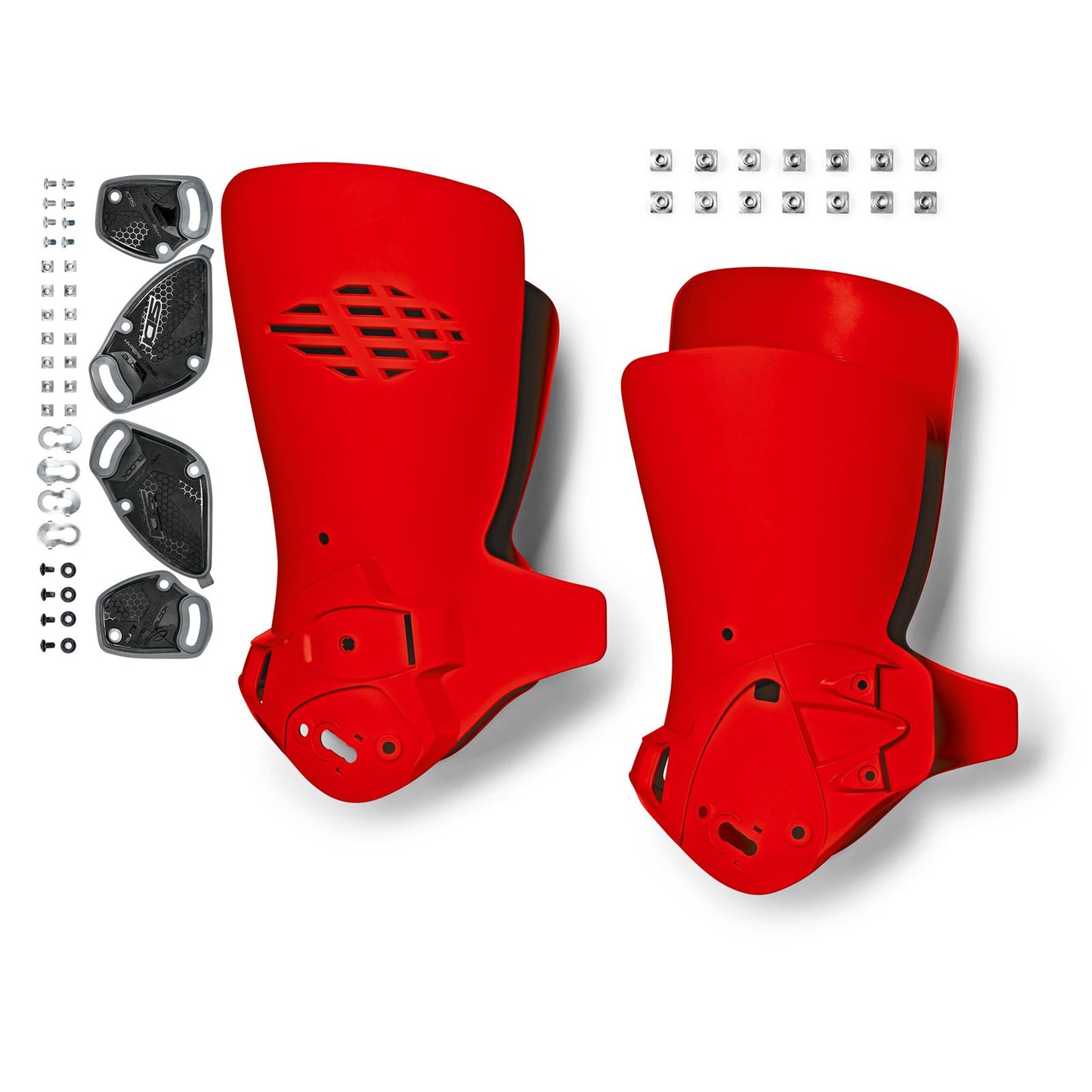 Sidi - Powersports 154 CF3 Leg Upper - Red - 00 [MPN: 8017732562708]_1996301