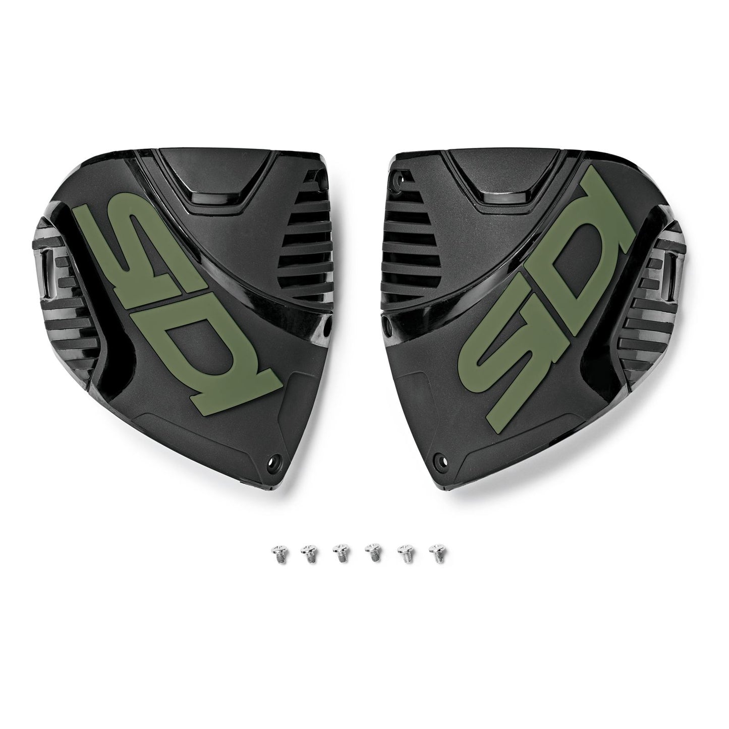 Sidi - Powersports 153 CF3 Shin Plate - Black/Army - 00 [MPN: 8017732599827]_1997502