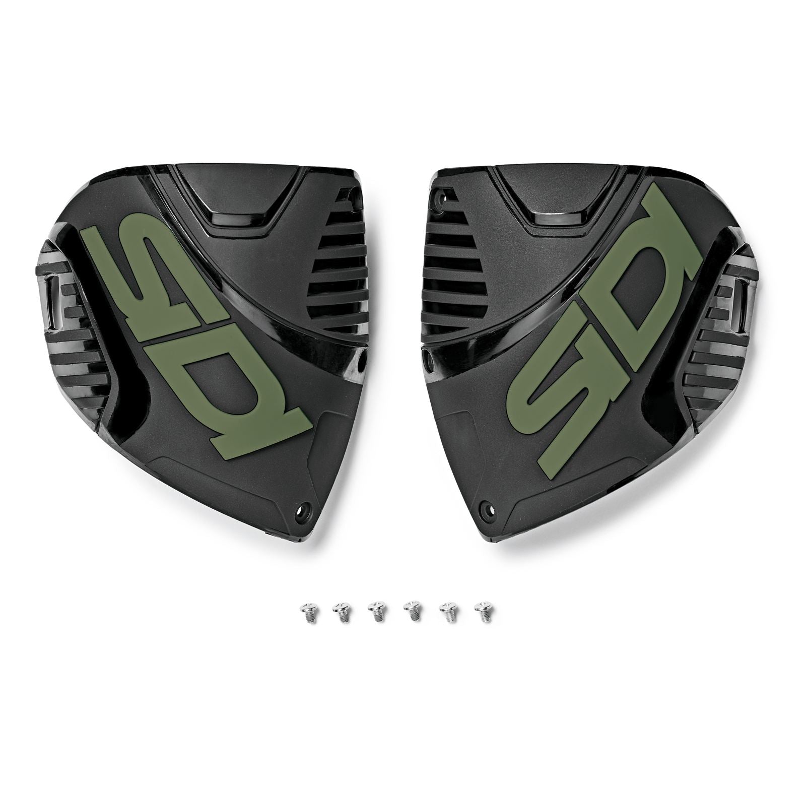 Sidi - Powersports 153 CF3 Shin Plate - Black/Army - 00 [MPN: 8017732599827]_1997502