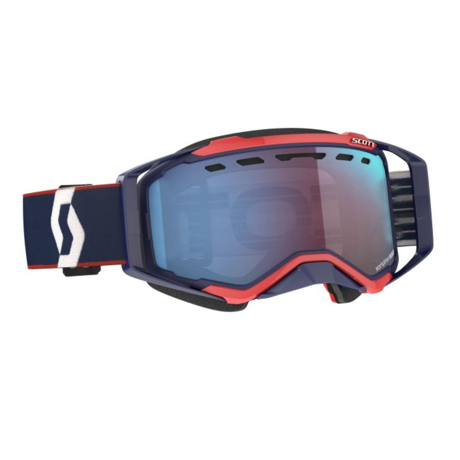 Scott Prospect Snow Cross Retro Goggles - Black/Red - Blue Chrome 272846-6667347_1375848