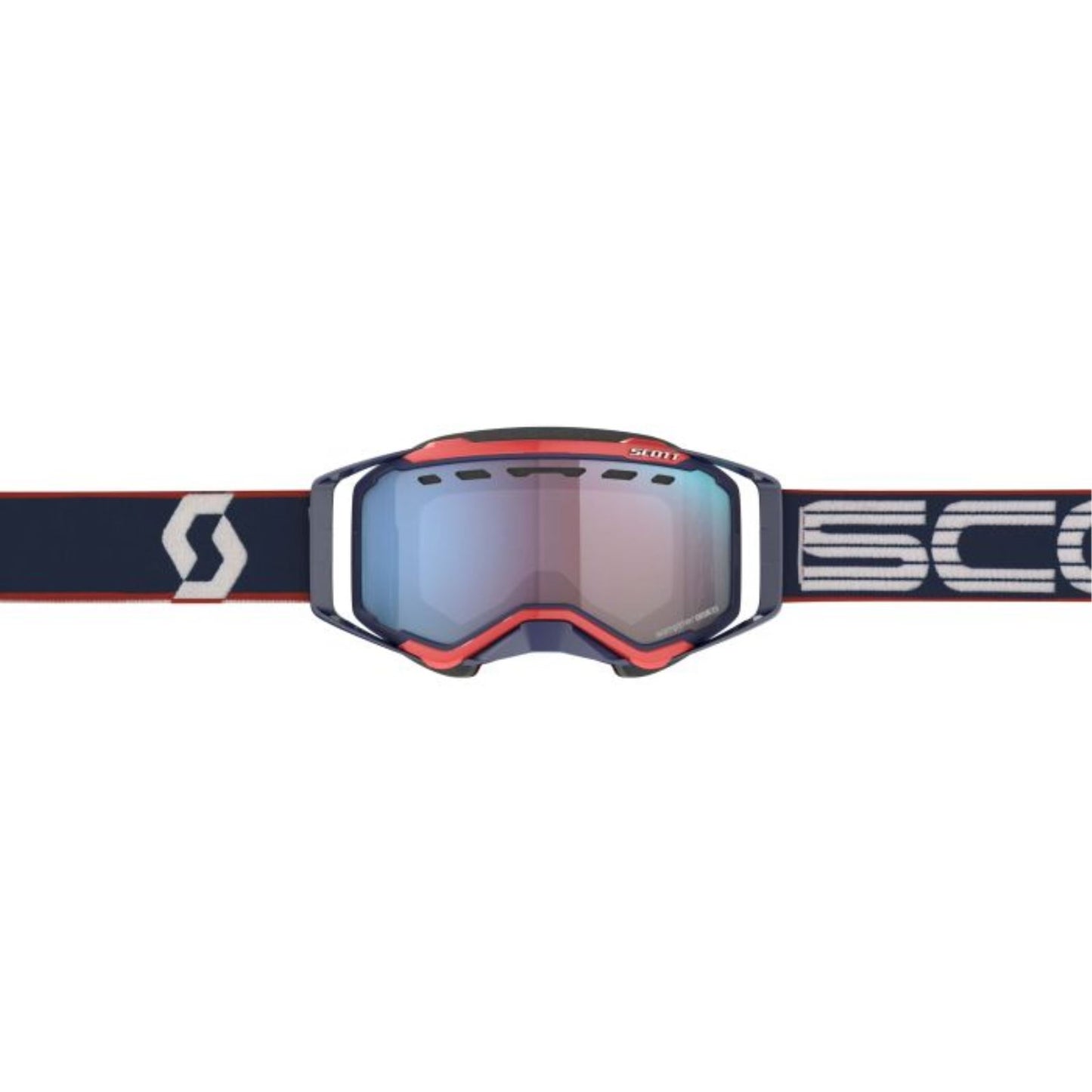 Scott Prospect Snow Cross Retro Goggles - Black/Red - Blue Chrome 272846-6667347_1375849