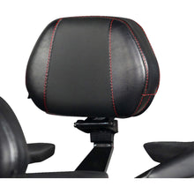 Show Chrome Ballistic Passenger Backrest - Black w/ Red Stitching - Ryker '19-'23 41-420CRED_1375915