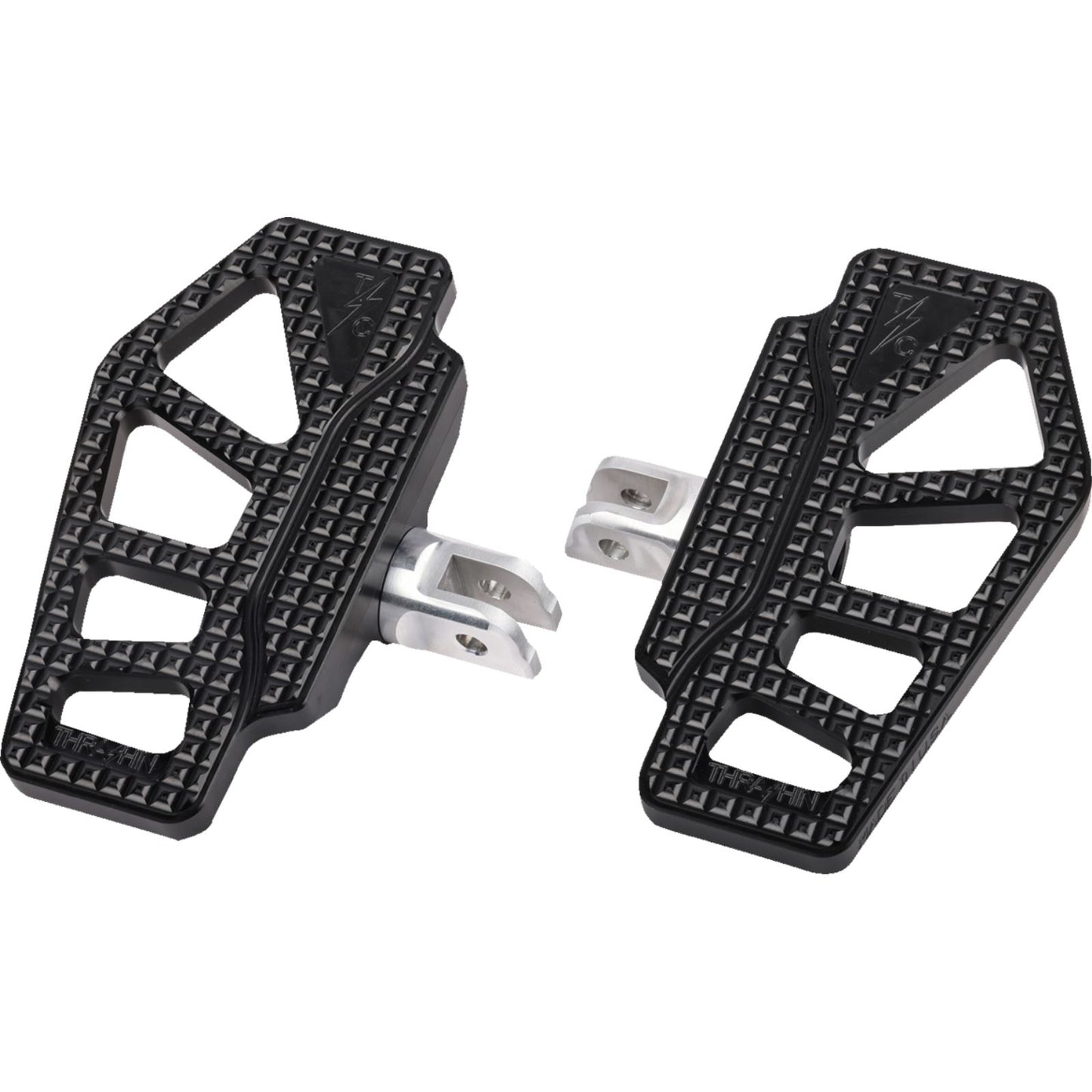 Thrashin Supply Company Apex Mini Floorboards - Front - Black for Harley-Davidson [MPN: TSC-2217-1-SF]_1387314