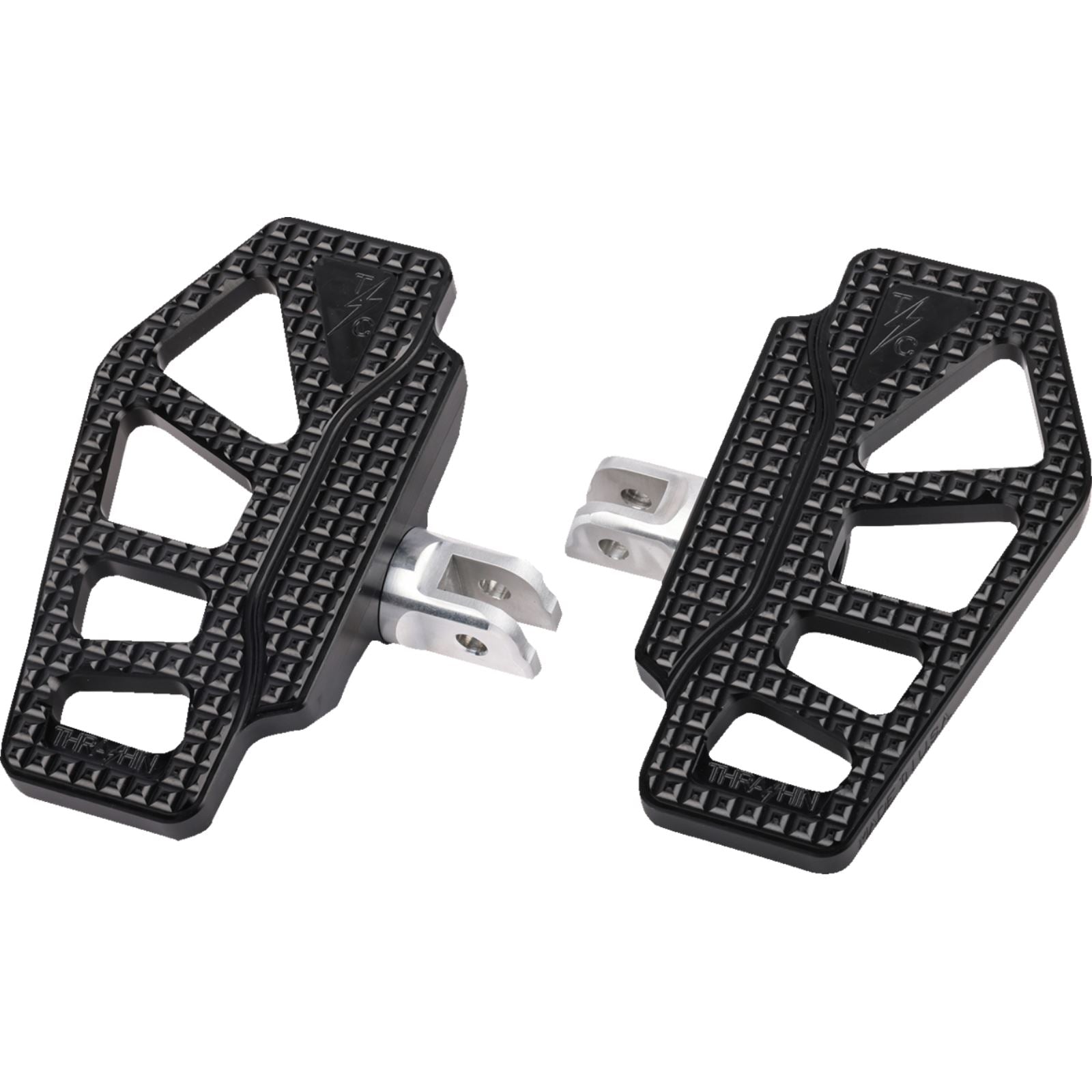 Thrashin Supply Company Apex Mini Floorboards - Front - Black for Harley-Davidson [MPN: TSC-2217-1-SF]_1387314