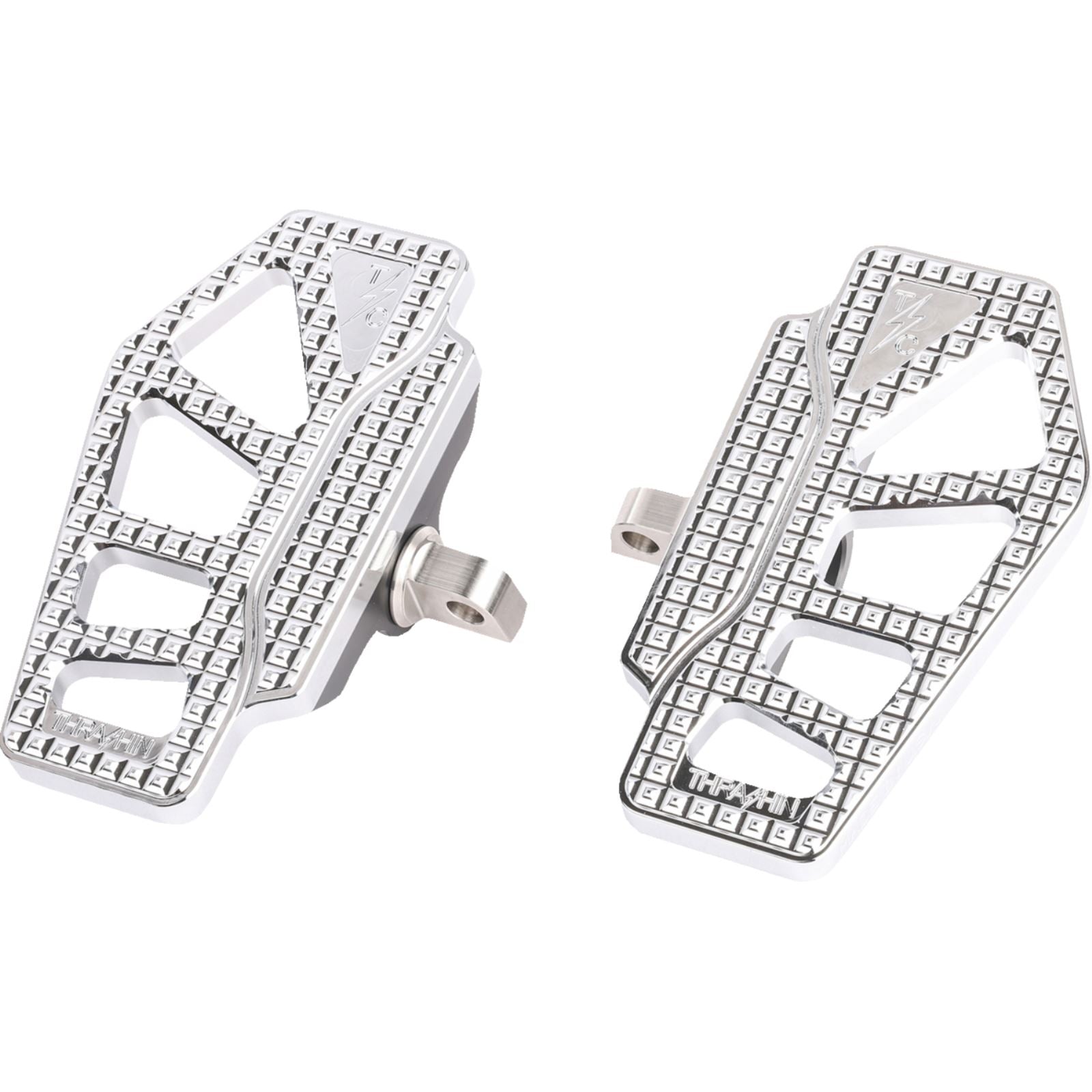 Thrashin Supply Company Apex Mini Floorboards - Chrome for Harley-Davidson [MPN: TSC-2217-3-D]_1387319