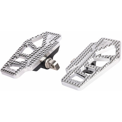 Thrashin Supply Company Apex Mini Floorboards - Chrome for Harley-Davidson [MPN: TSC-2217-3-D]_1387321