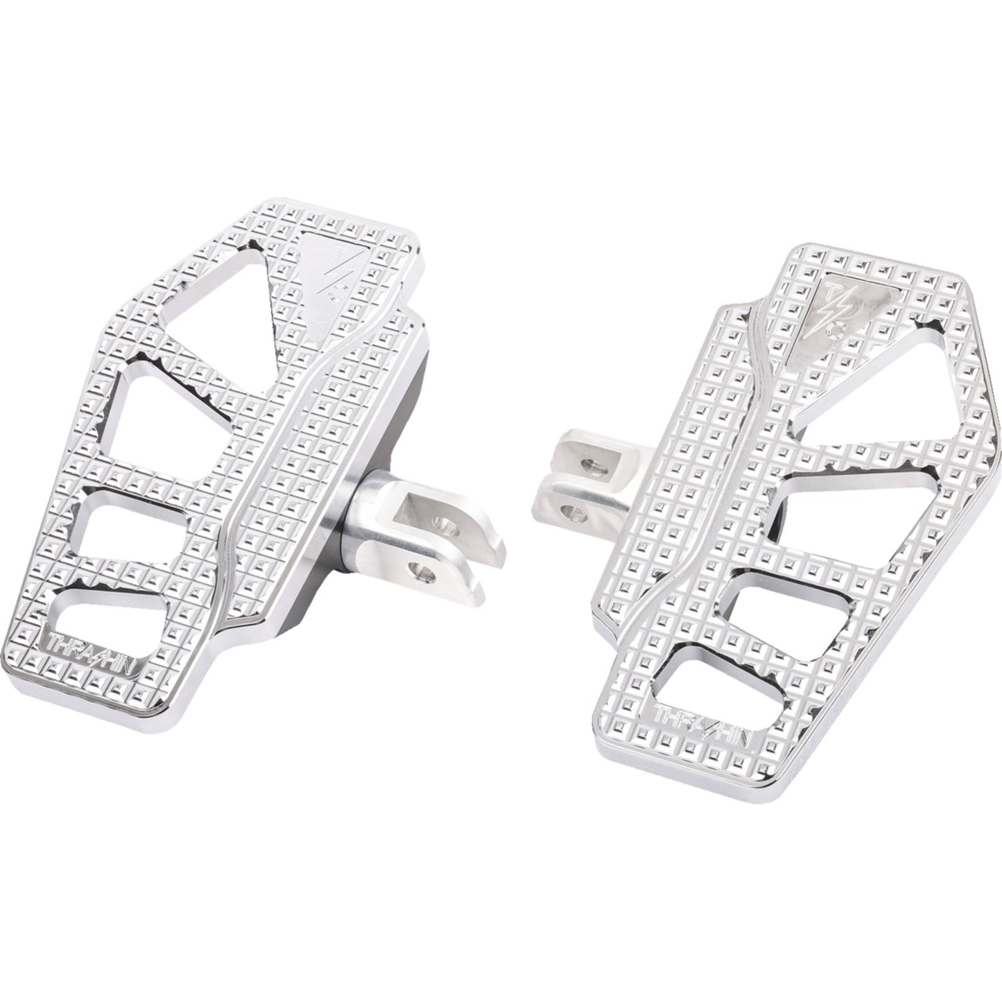 Thrashin Supply Company Apex Mini Floorboards - Front - Chrome for Harley-Davidson [MPN: TSC-2217-3-SF]_1387323