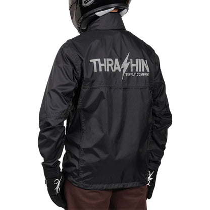 Thrashin Supply Company Waterproof Mission Rain Jacket - Black_1375387