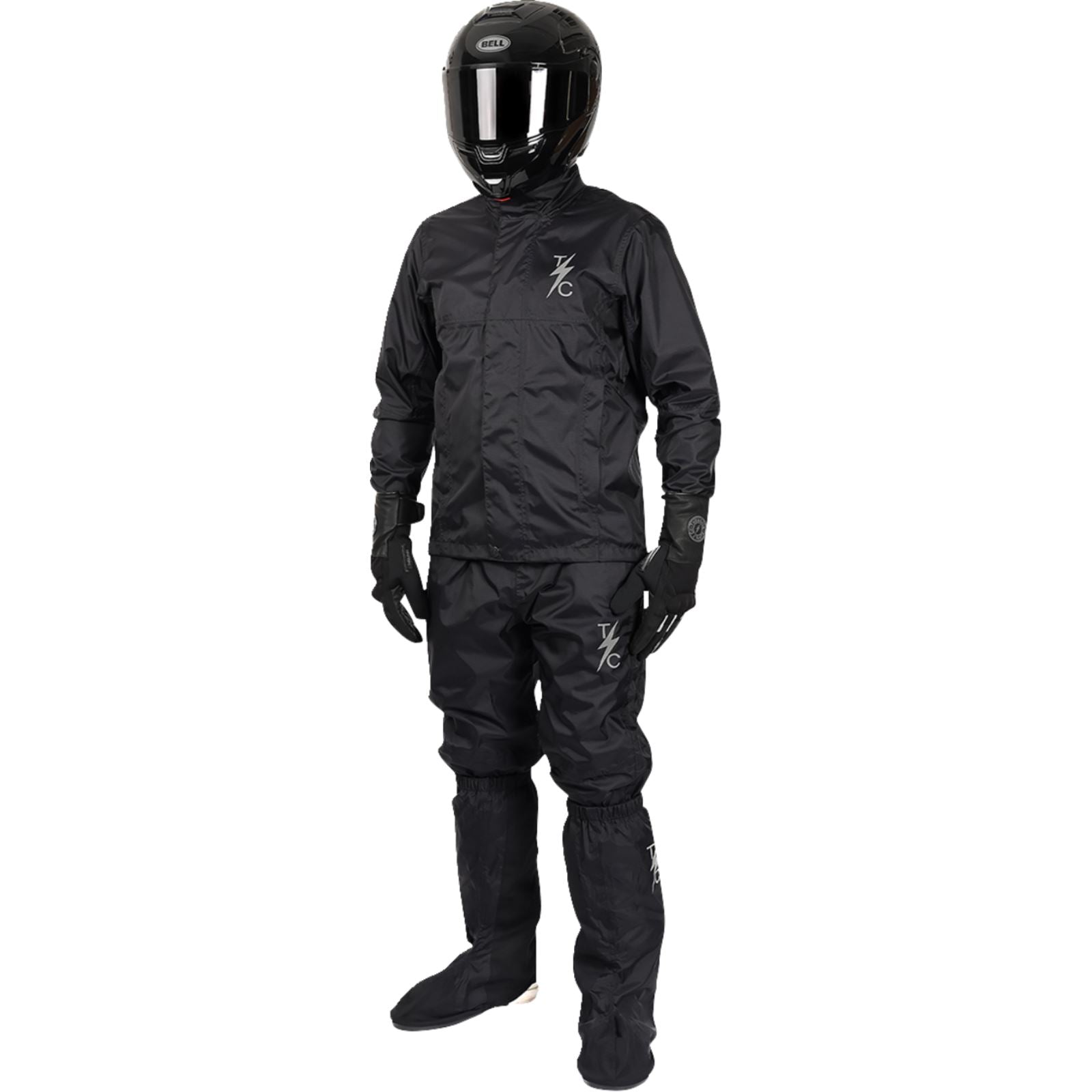 Thrashin Supply Company Waterproof Mission Rain Jacket - Black_1375388