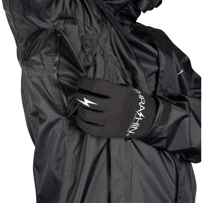 Thrashin Supply Company Waterproof Mission Rain Jacket - Black_1375318