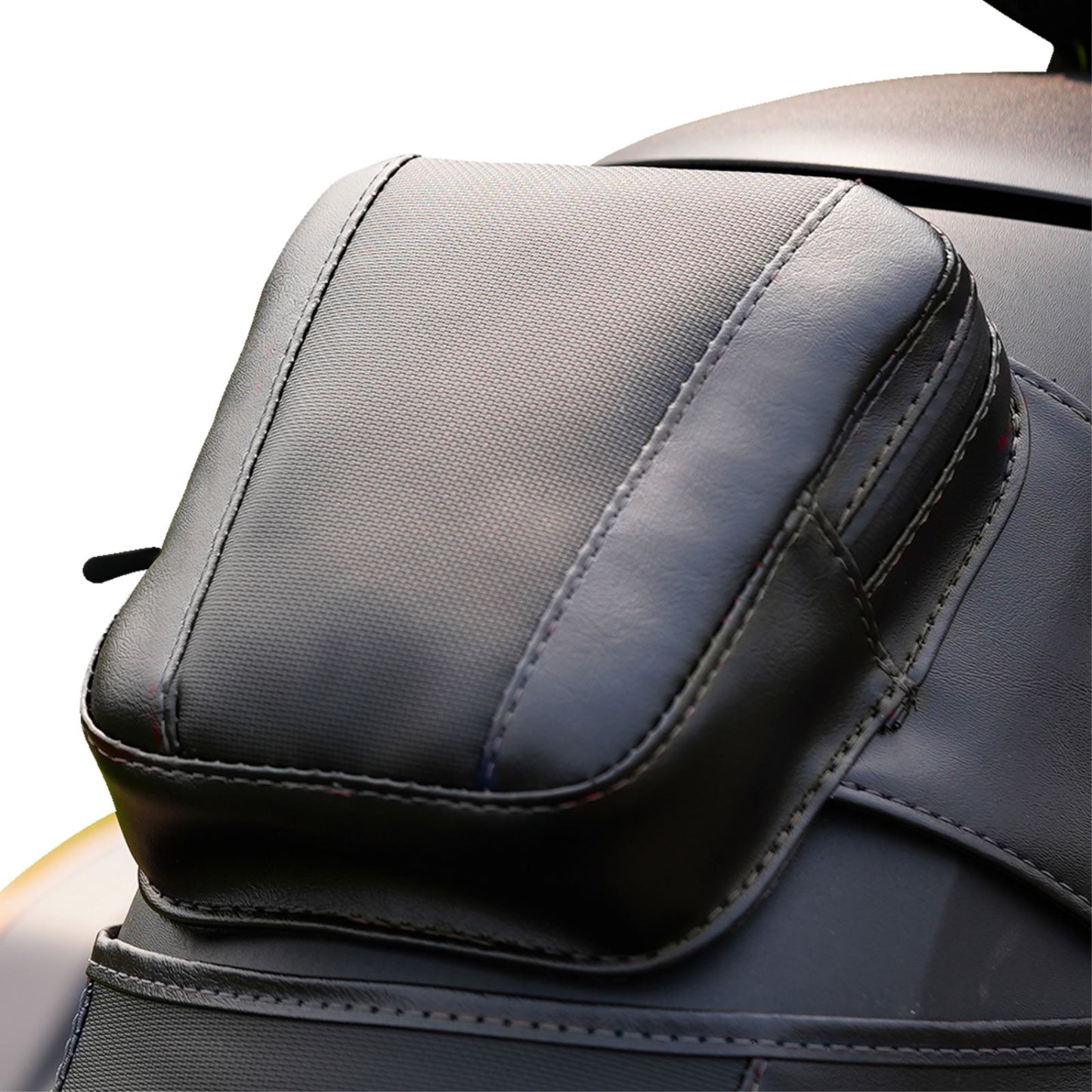 Show Chrome Ballistic Tank Pouch - Black w/ Black Stitch - Ryker '19-'23 H40-402CBK_1375569