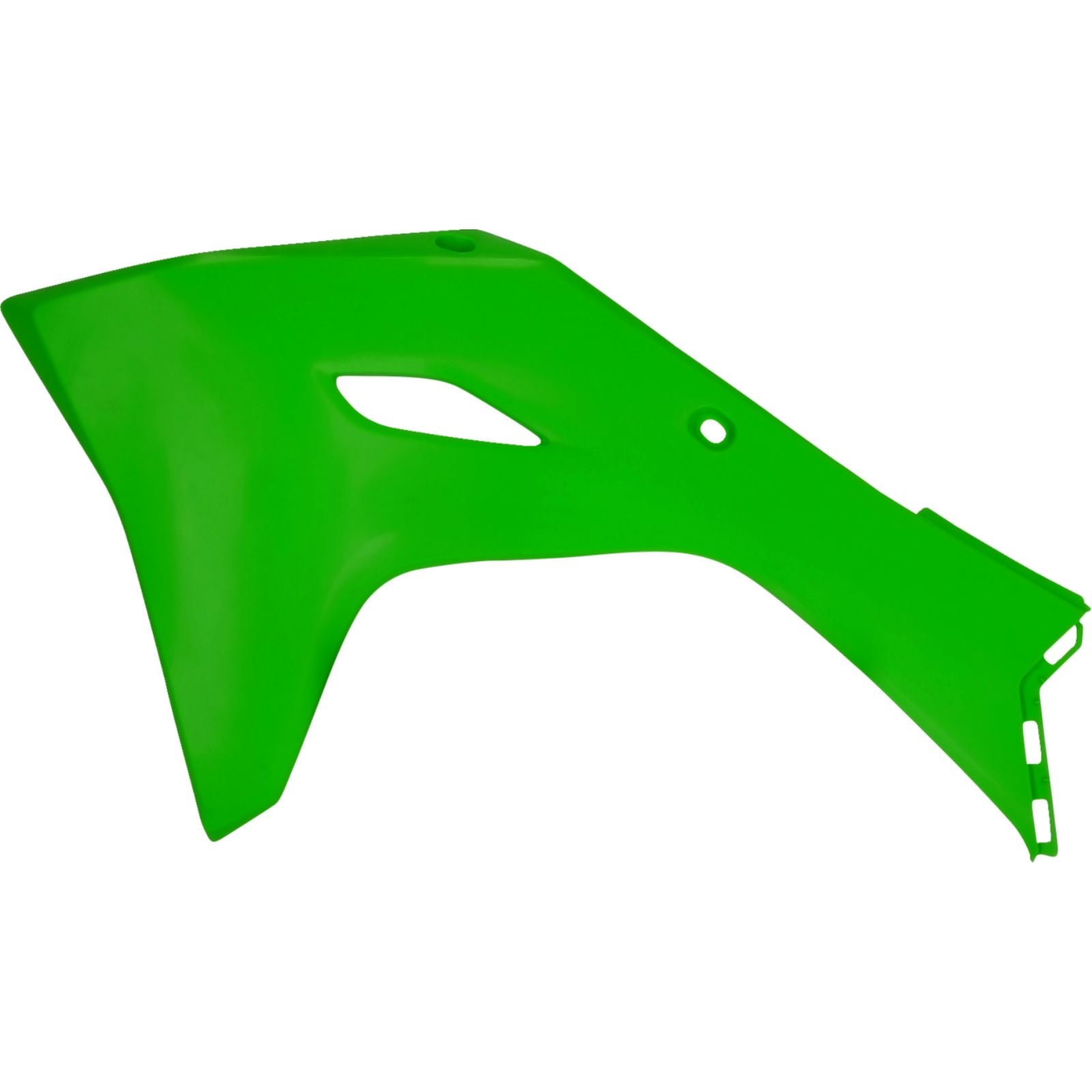 Acerbis Radiator Shrouds for Kawasaki - Green 2983520006_1389819