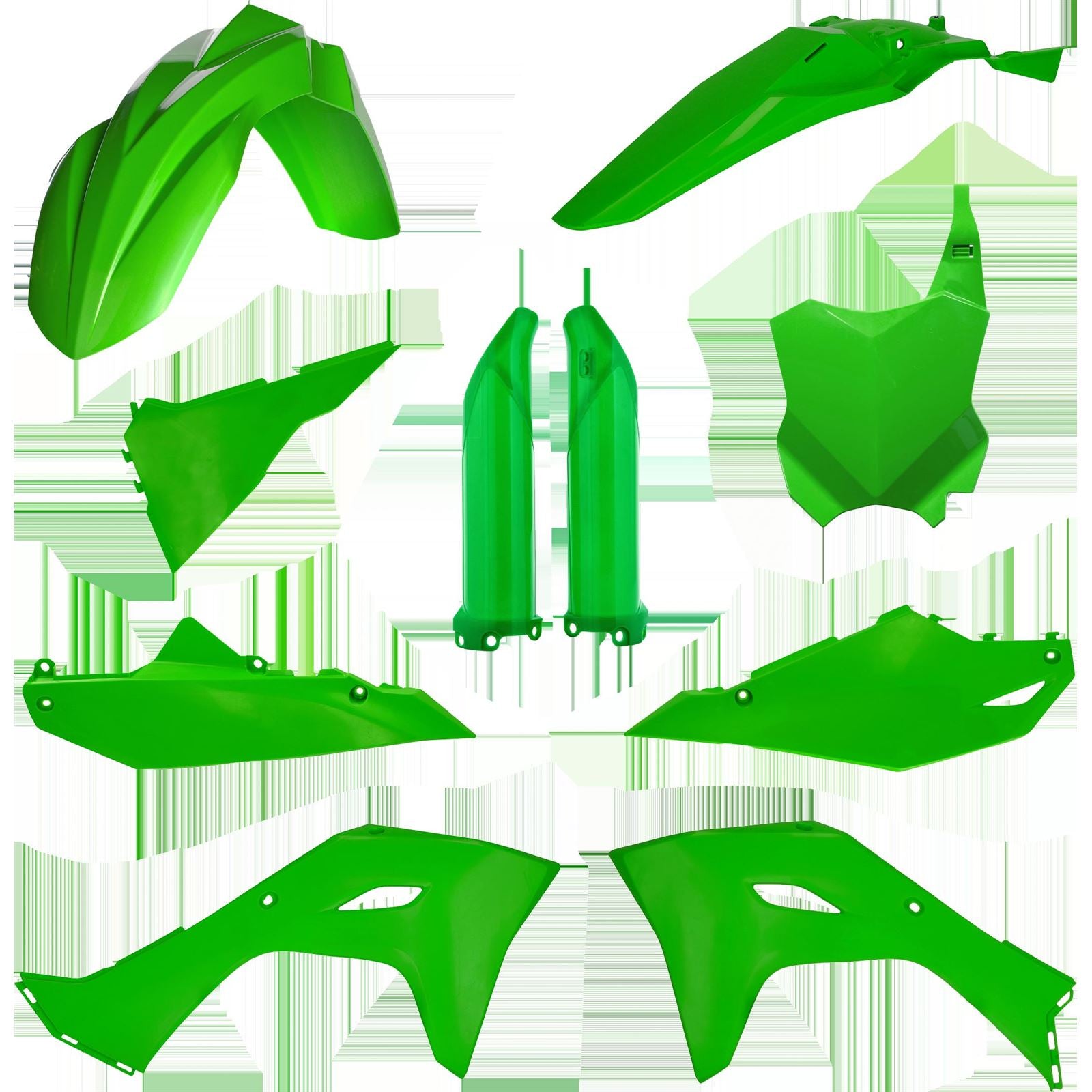 Acerbis Full Replacement Body Kit - OEM '24 Green 2983570006_1441291