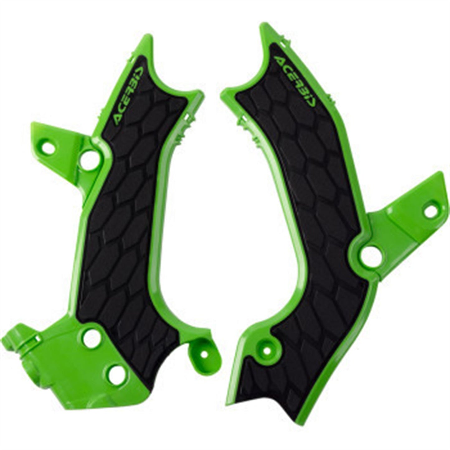 Acerbis X-Grip Frame Guards - Green/Black - KX 450 2983671089_1500464