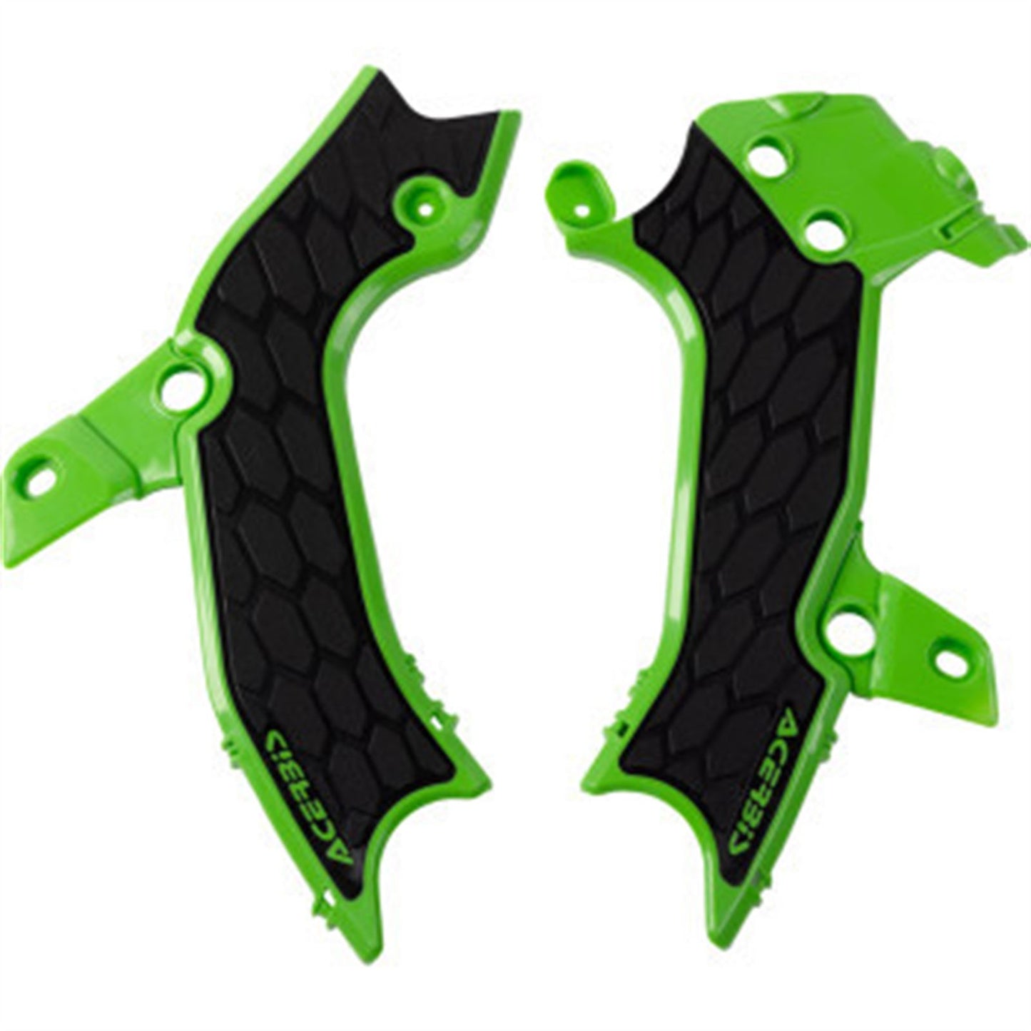 Acerbis X-Grip Frame Guards - Green/Black - KX 450 2983671089_1500466