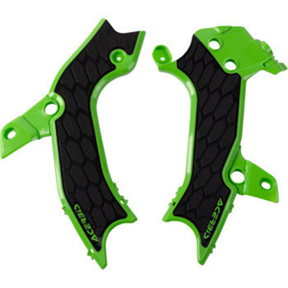 Acerbis X-Grip Frame Guards - Green/Black - KX 450 2983671089_1500466