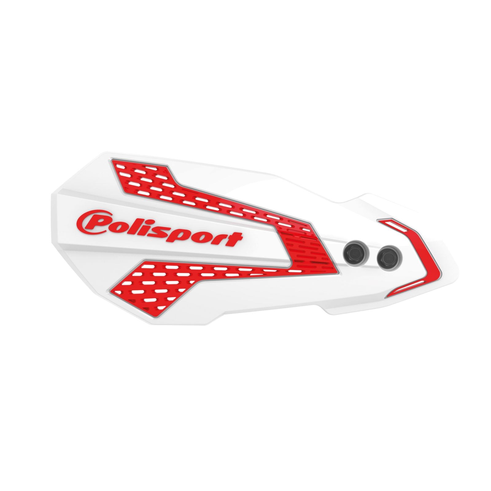 Polisport MX Flow Handguards - White/Red for Honda 8308200043_1376657