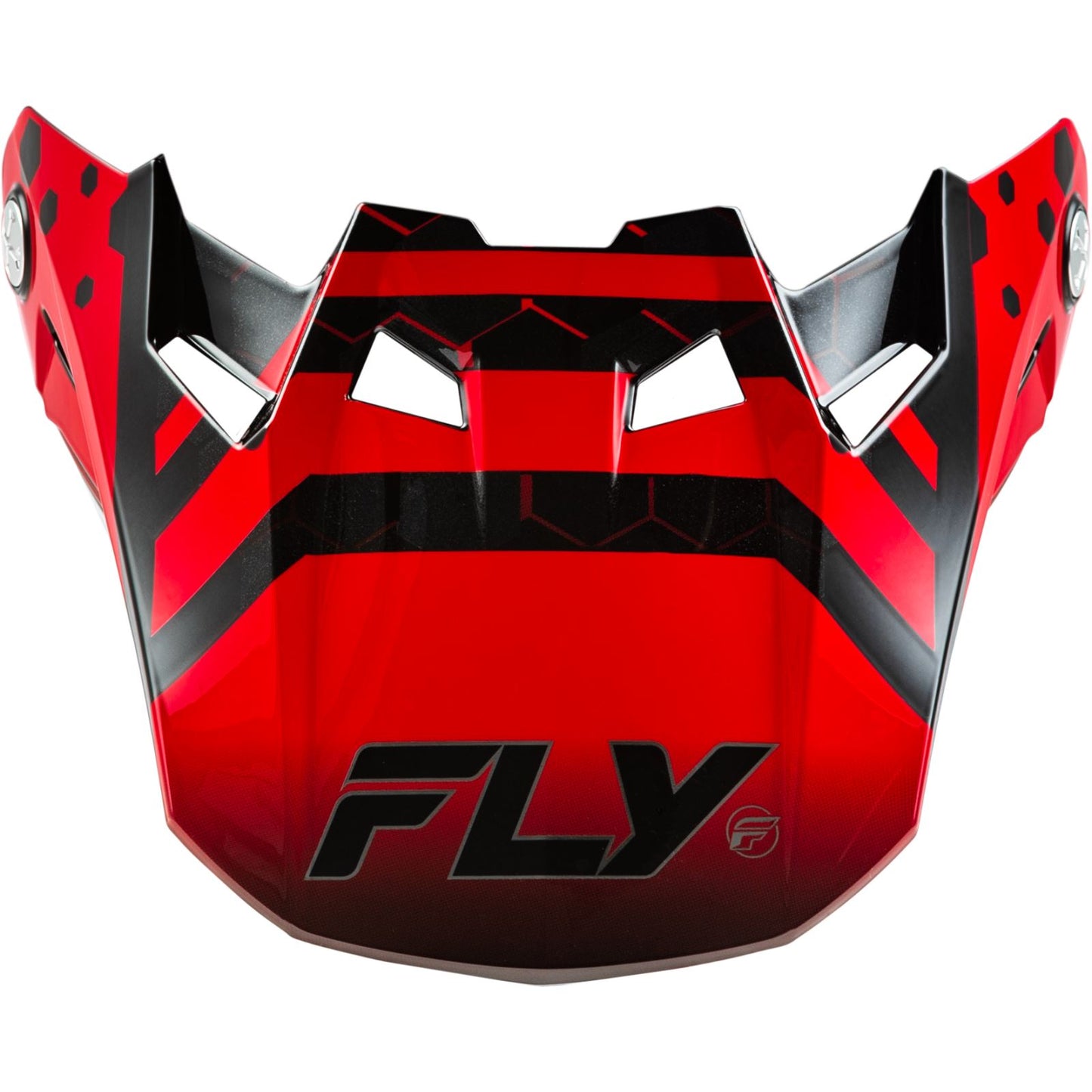 Fly Racing Formula CC Tektonic Visor - Black/Red/Orange_1376705