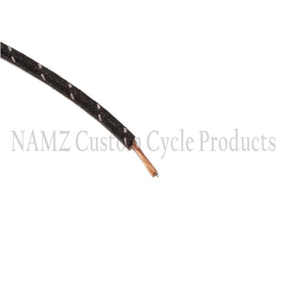 Namz 25' Cloth-Braided Wire Spool - 16 Gauge - Black/White [MPN: NCBW-09]_1461184