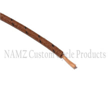 Namz 25' Cloth-Braided Wire Spool - 16 Gauge - Brown/Black [MPN: NCBW-10]_1461185