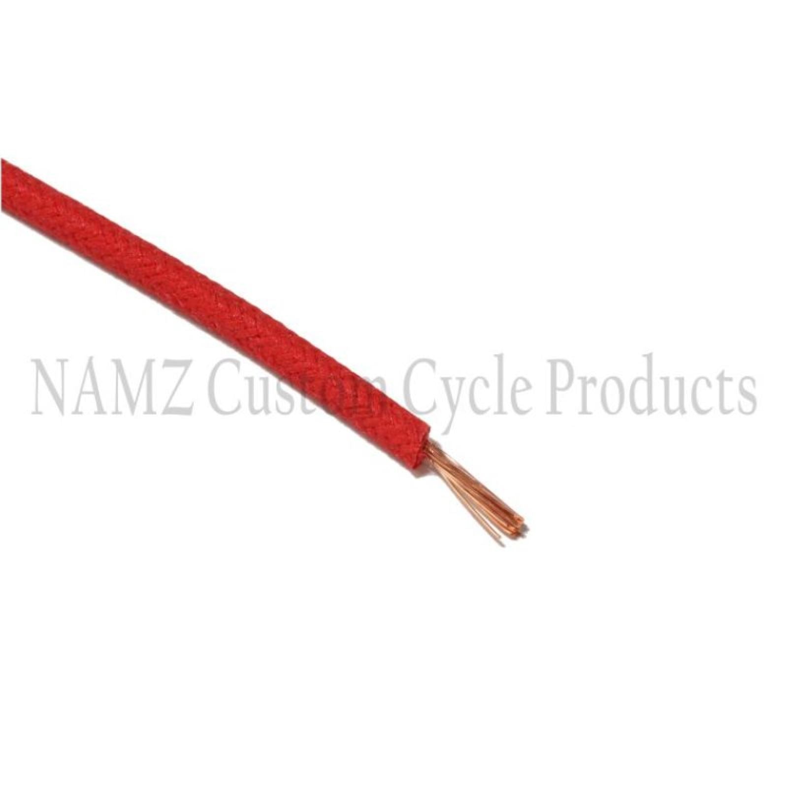Namz 25' Cloth-Braided Wire Spool - 16 Gauge - Red [MPN: NCBW-2]_1461186