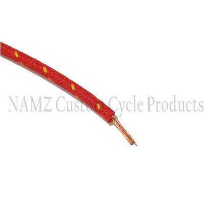 Namz 25' Cloth-Braided Wire Spool - 16 Gauge - Red/Yellow [MPN: NCBW-24]_1461187