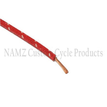 Namz 25' Cloth-Braided Wire Spool - 16 Gauge - Red/White [MPN: NCBW-29]_1461164