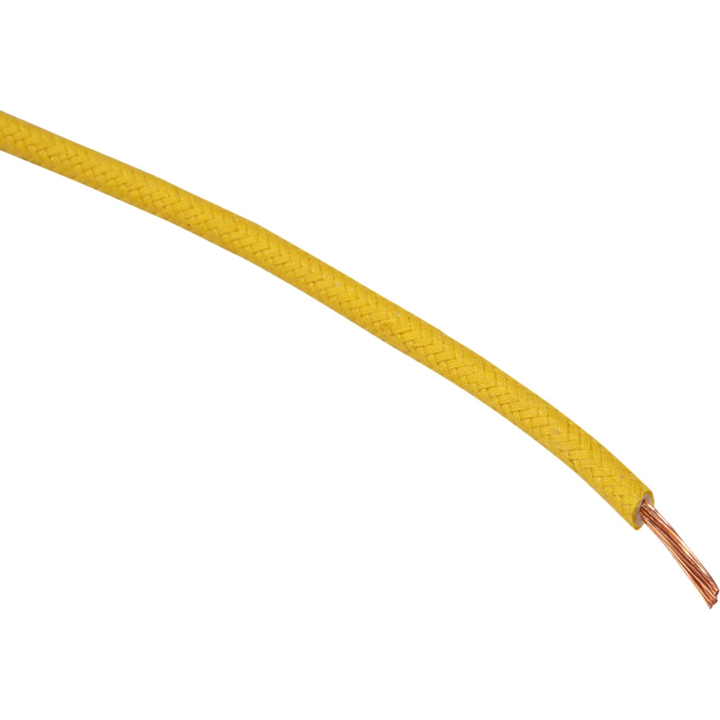 Namz 25' Cloth-Braided Wire Spool - 16 Gauge - Yellow [MPN: NCBW-4]_1379610