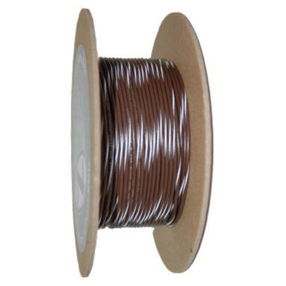 Namz 100' Wire Spool - 20 Gauge - Brown/White [MPN: NWR-19-100-20]_1461855