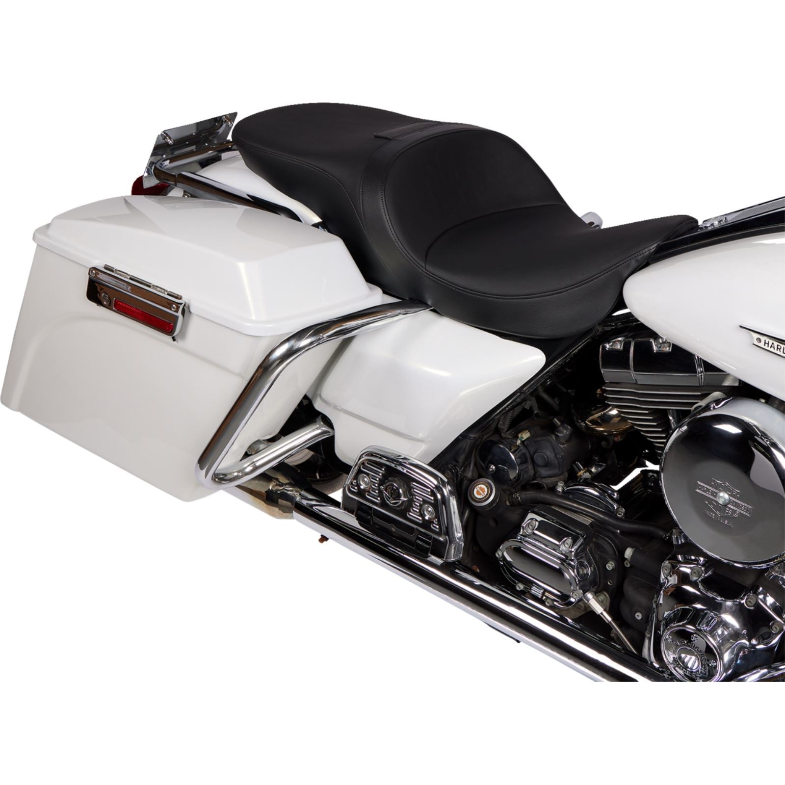 Drag Specialties Freedom Seat - Vinyl - Black - FLH '97-'07 0801-1503_1378831